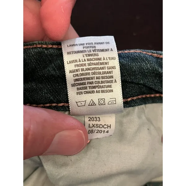 Aeropostale Skinny Jeans Womens 6 Medium Wash Blue Distressed Stretch Denim - Image 11