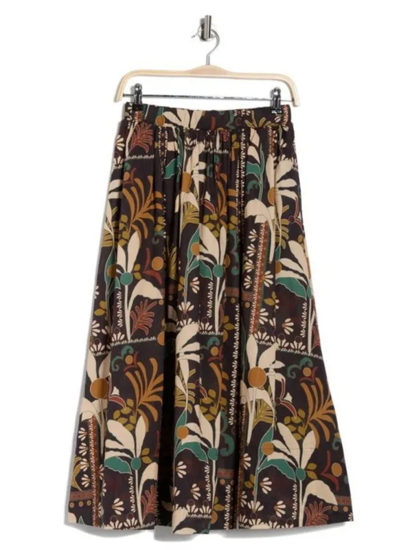 💕JASON WU💕 Printed Skirt ~ Block Moody Tropical Print Large L NWT - Image 7