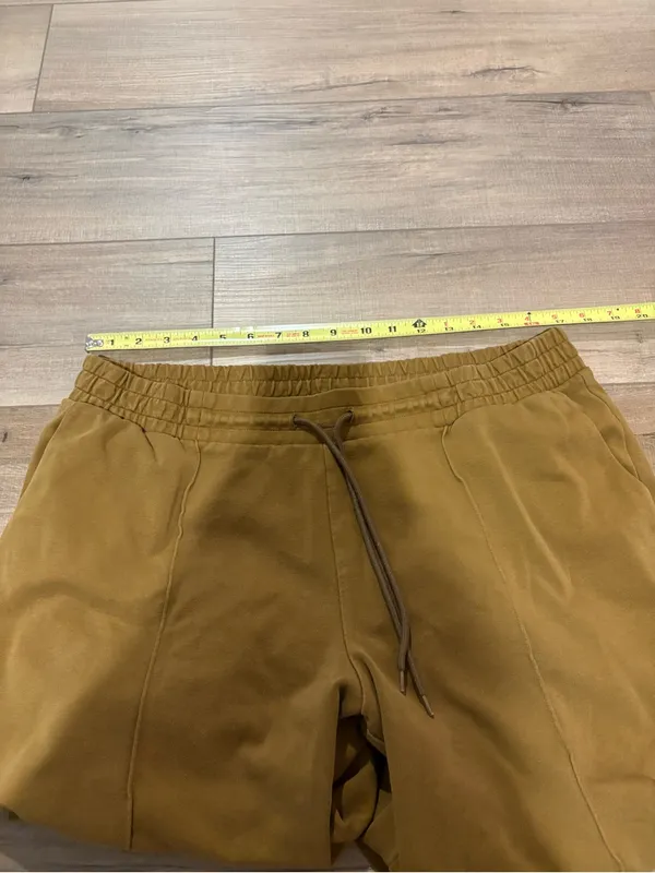 A new Day Seam Crop Sweat Pants Mustard Yellow XL - Image 6