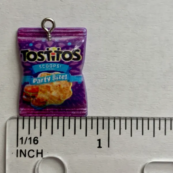 Tostitos Chips Charm Pendant Purple - Image 6