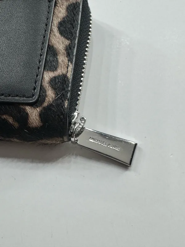 Michael Kors Small Leopard Print Calf Hair Wallet - Image 6