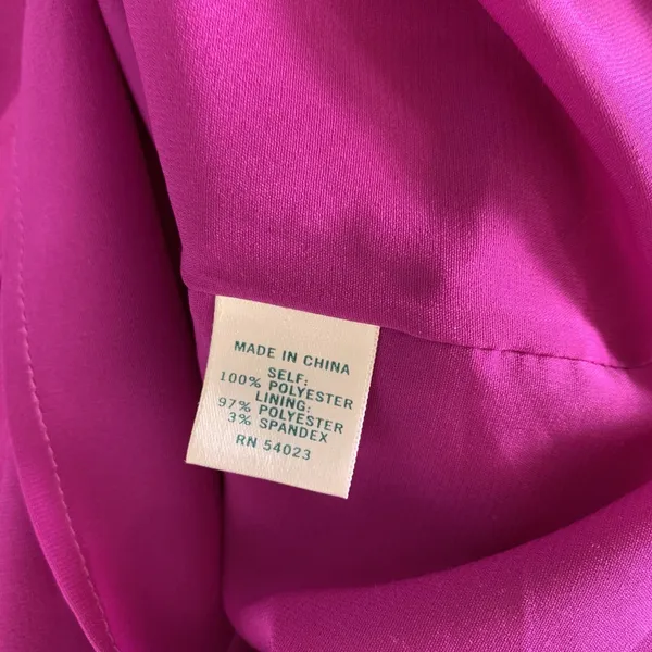 Pim And Larkin Dress Womens Small Purple Short Sleeve Minimalist Sheath Workwear - Image 6