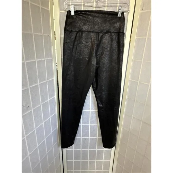 Offline Aerie High Rise Faux Leather Legging Black Preppy‎ Career City Sleek Lg - Image 12