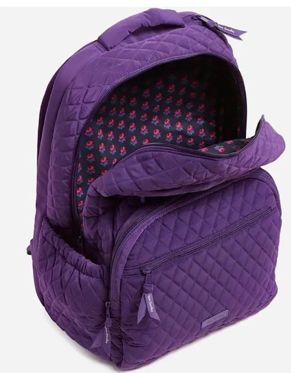 Vera Bradley essential backpack large Purple - Image 3