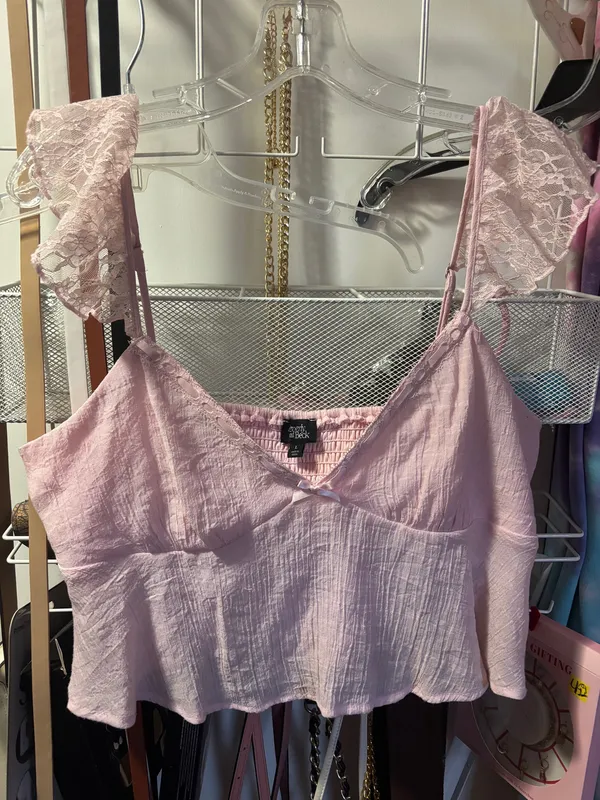 PacSun Pink Babydoll Top - Image 4