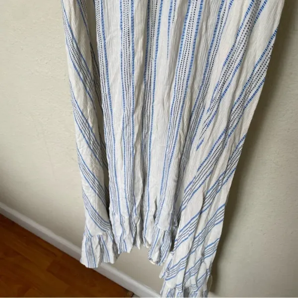MISA Los Angeles Augustina Striped Midi Dress blue and white‎ size XS - Image 5