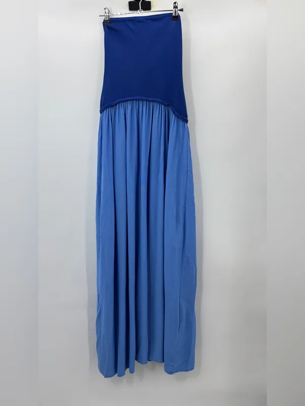 Solid & Striped Strapless Soglio Dress Maritime Blue - Image 5