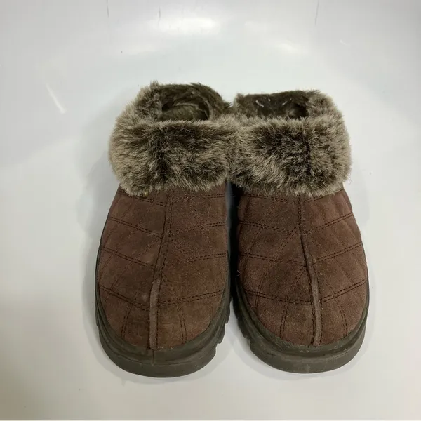 Skechers Y2K platform mules slip on shoes faux fur lined‎ size 6.5 - Image 3