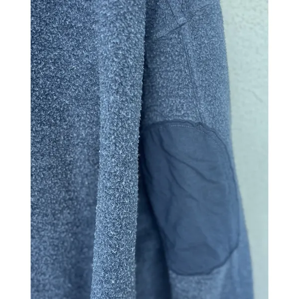 Free People Button Down Jacket Ruby Fleece Shacket Gray Lounge Cozy Oversized M - Image 6