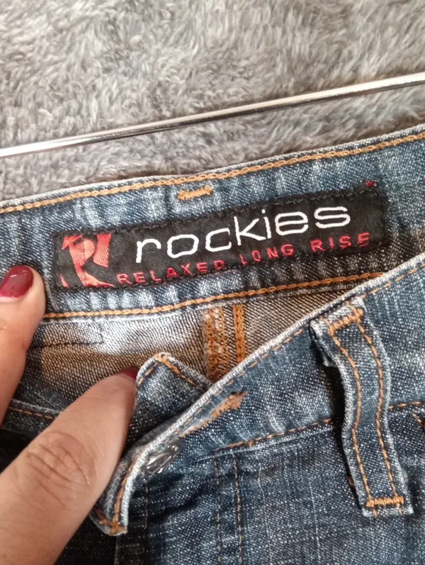 Rockies Vintage Relaxed High Rise Western Cowgirl 90s Womens Jeans Size 3/4 - Image 6