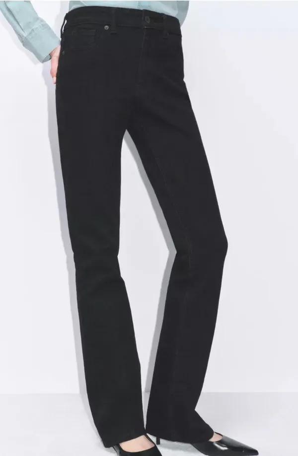 Zara Black Bootcut Leg - Slim Fit - Mid Rise Jeans - Image 7