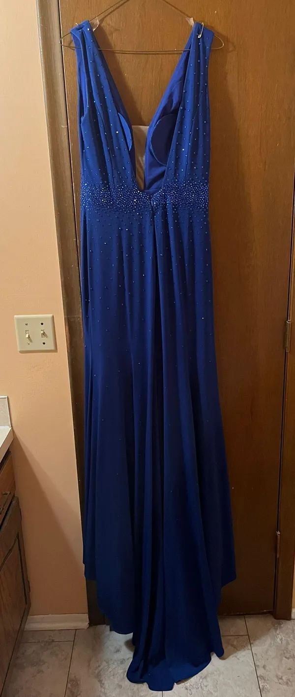Jovani Royal Blue Gown - Image 6
