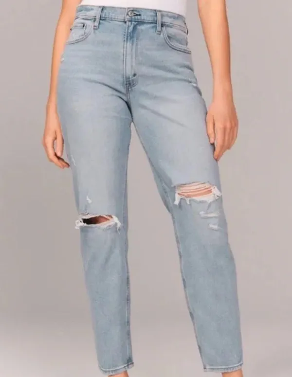 Abercrombie High Rise Mom Jean - Image 2