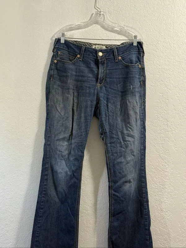 Ariat R.E.A.L Jeans Womens 32L Blue Bootcut Stretch Denim REAL PR Rosa Boot Jean - Image 2
