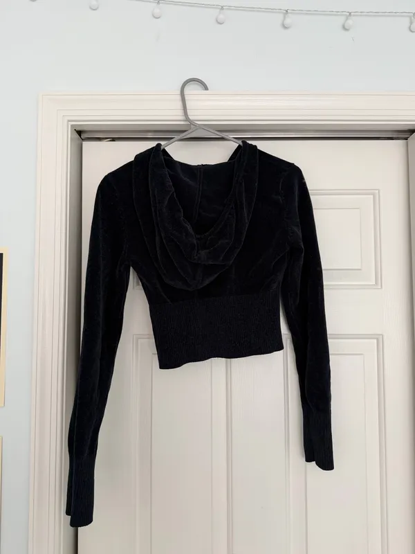 Garage Zip-Up Cropped Hoodie - Image 2