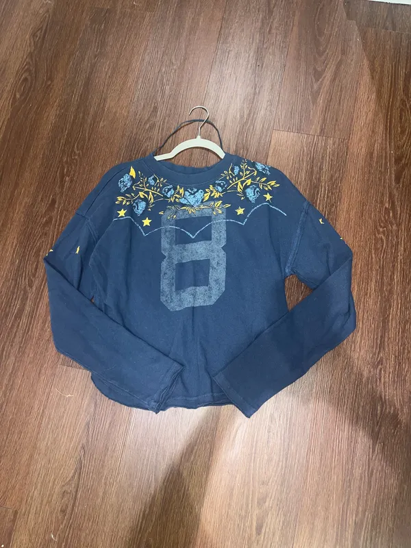 Free People Graphic Crewneck Sweater - Image 2