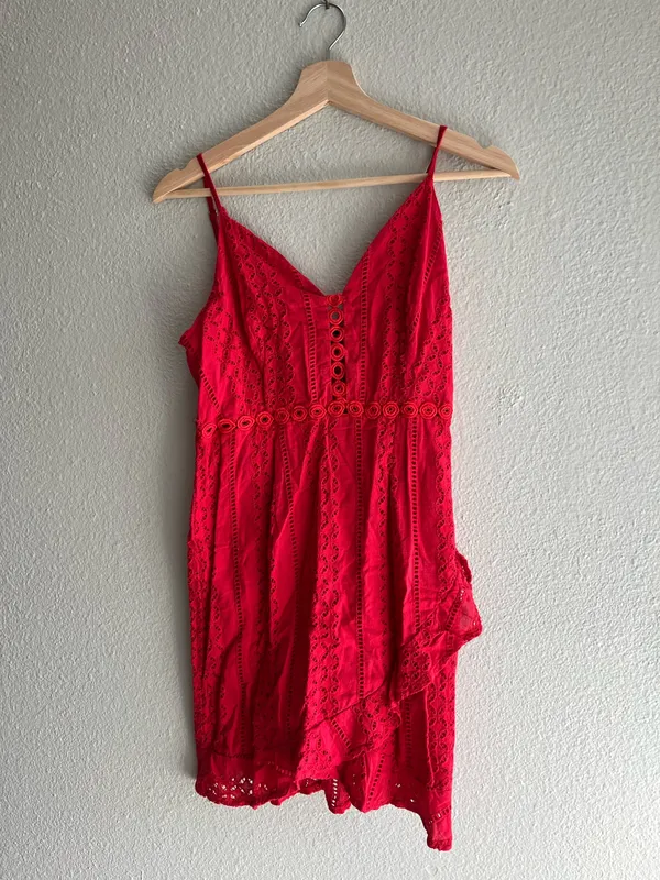 Red Dress Size L - Image 2
