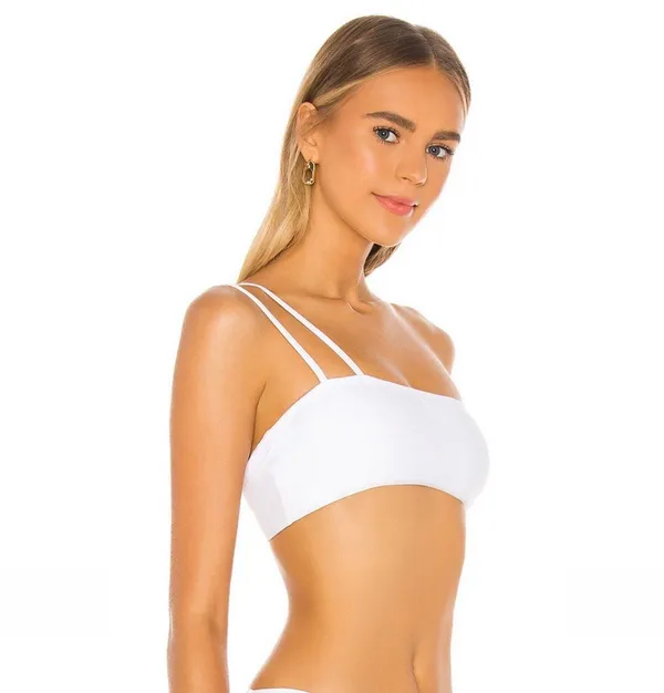 Monica Top in White Medium - Image 2