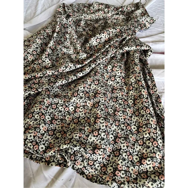 Abercrombie & Fitch Black Floral Mini Dress - Image 5