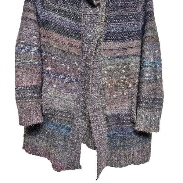 Free People Starlight Shadow Poncho Cardigan Women's Size Medium‎ - Image 5
