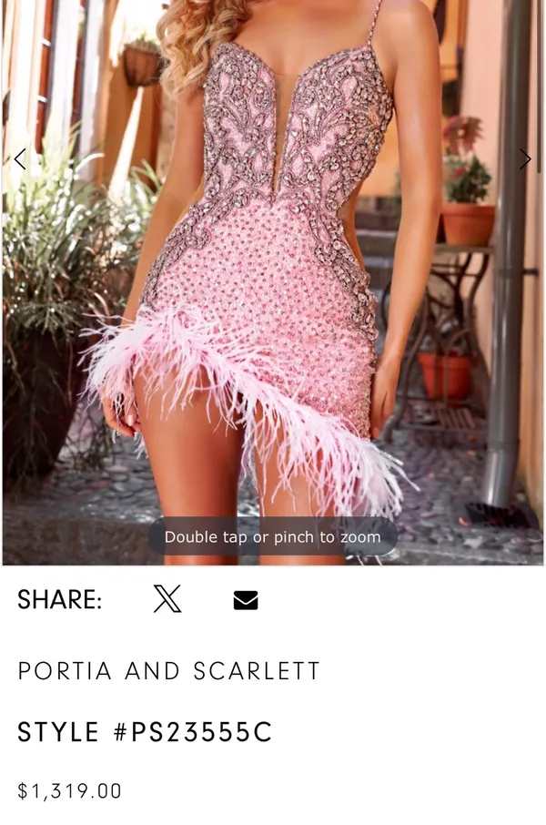 Homecoming dress Pink Size 2 - Image 4