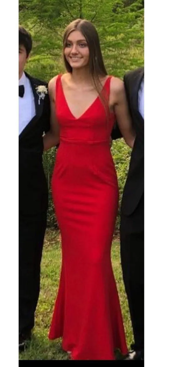 Lulus Red Maxi Dress - Image 2