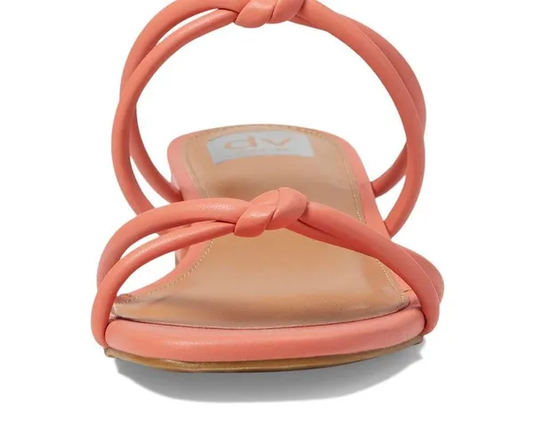 New DV Dolce Vita Knotted Slip On Sandal In Color Tangerine - Image 5