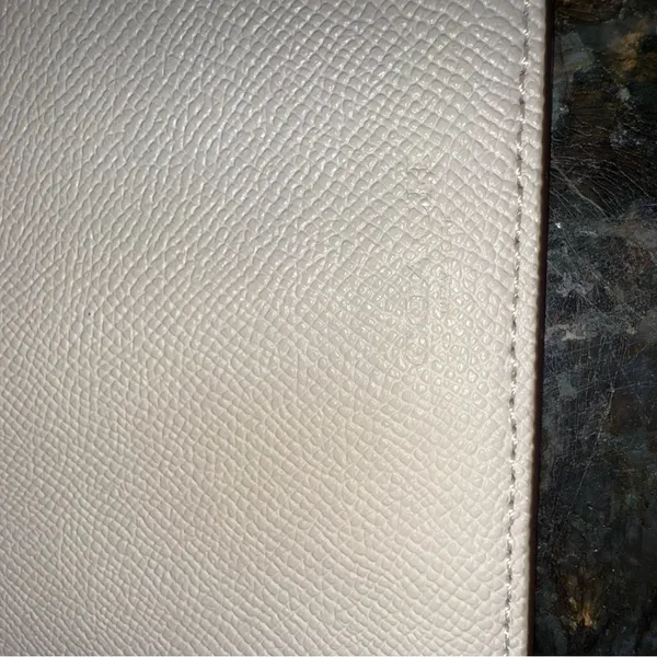 Coach White‎ Pencil Case Slicer Long Pouch Wallet clutch D See Photos - Image 3