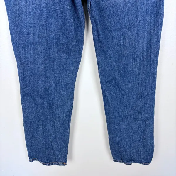 Abercrombie & Fitch The Ankle Straight Jeans Ultra High Rise Curve‎ Love 28/6 - Image 10