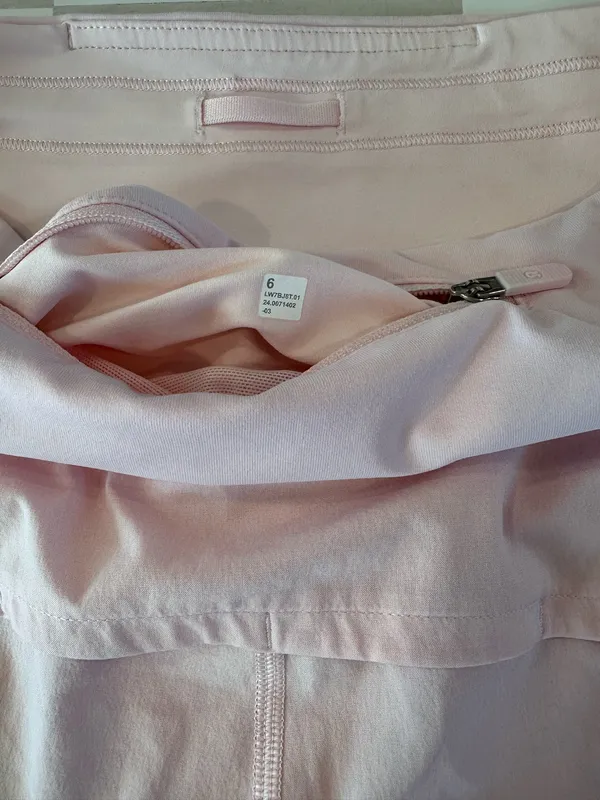 lululemon speed up high rise lined short 4” long strawberry milkshake 6 W7BJ8T - Image 4