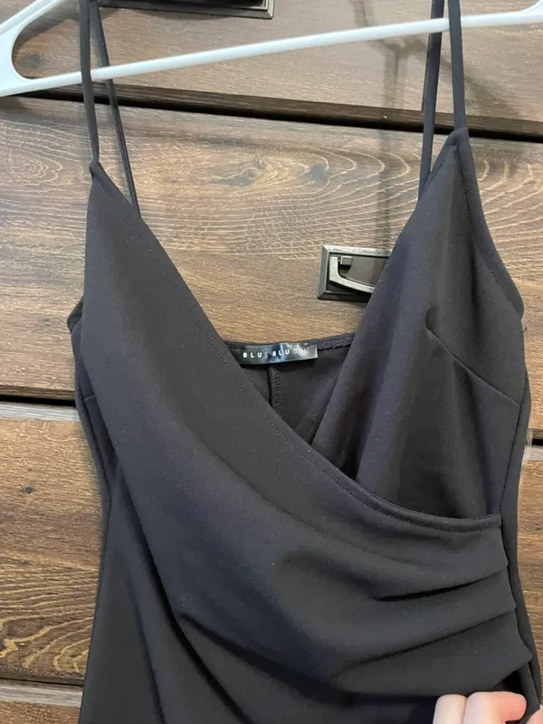 Lucy in the Sky Little Black Bodycon Dress - Image 2