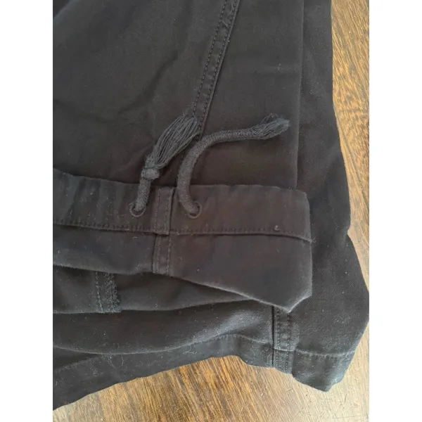 Tna Aritzia Strobel Cargo Pants Black Wide Leg Cinch Women’s Size 6 - Image 10