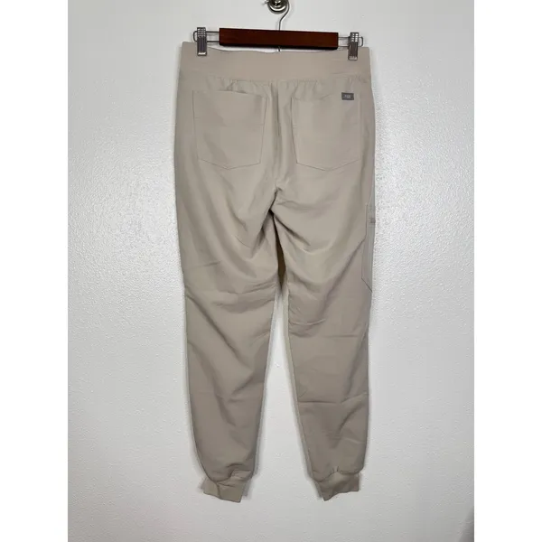 FIGS Zamora Jogger Scrub Pants Womens XS Sand Tan Technical Collection W22SW2056 - Image 2