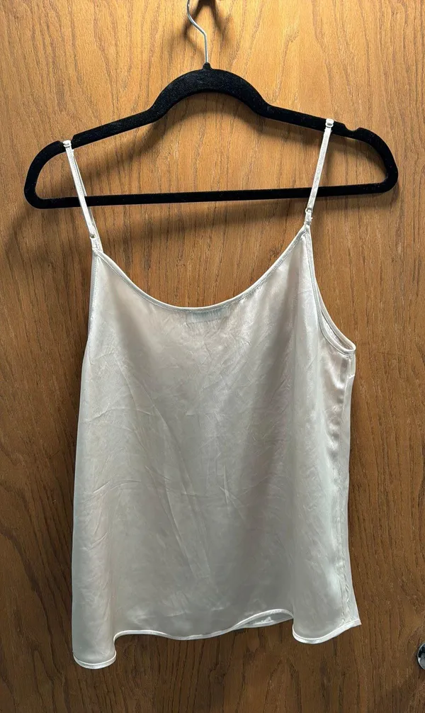 Aritzia Champagne Satin Cami - Image 3