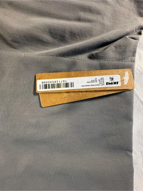SKIMS Soft Smoothing Seamless High Waist Shorts Pacific Gray 4X NWT - Image 4