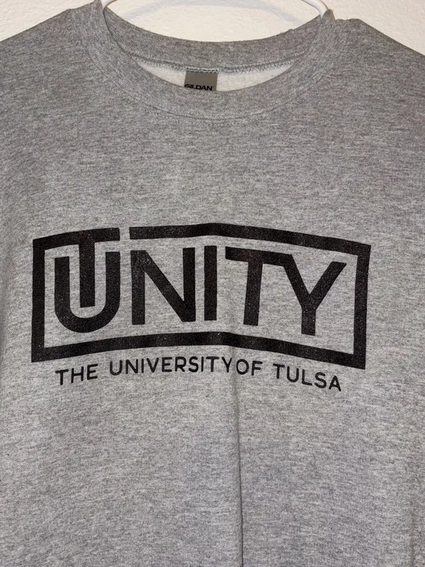 University of Tulsa Sweatshirt Black Wall Street Holy Ground Crewneck M - Image 4