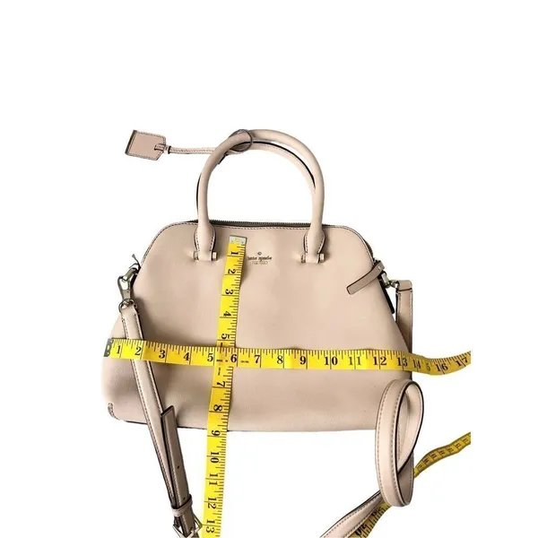 Kate Spade New York NICHOLS STREET REILEY SATCHEL pink rose crossbody satchel - Image 8
