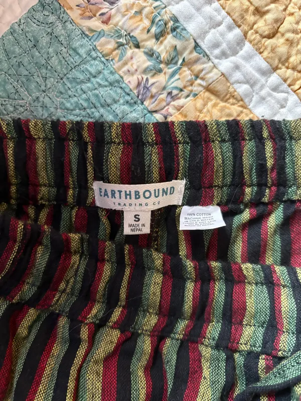 Earthbound Striped Linen Pants - Image 3