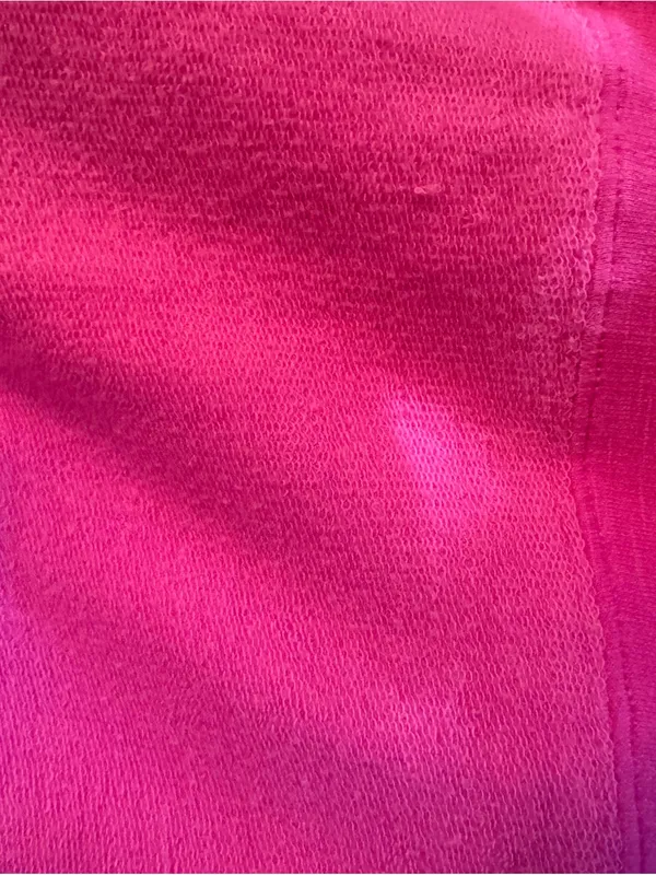 Free People Hot Pink Cropped Wide Leg Surfside Jogger Pants - Size Medium - Image 3