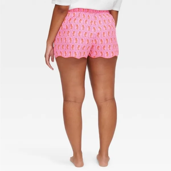 NWT Roller Rabbit x Target Seahorse Poplin Boxer Shorts Pink XS - Image 3