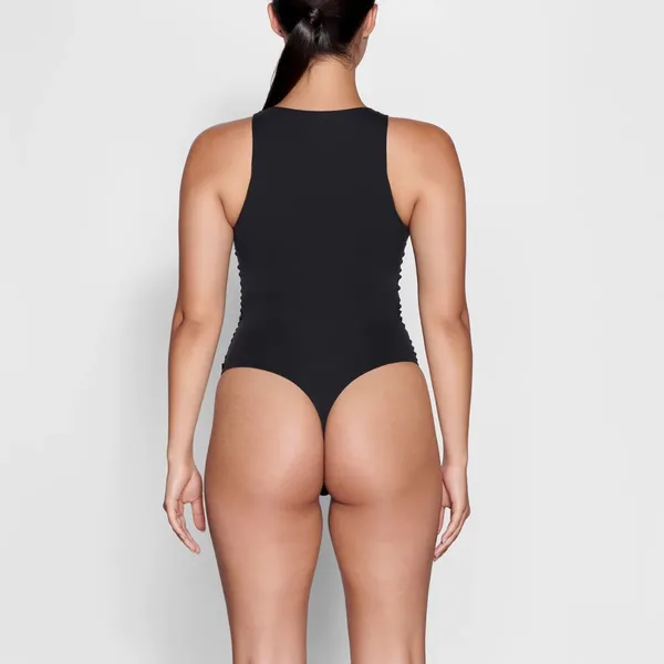 SKIMS Fits Everybody High Neck Bodysuit,‎ Onyx NWT - Image 2