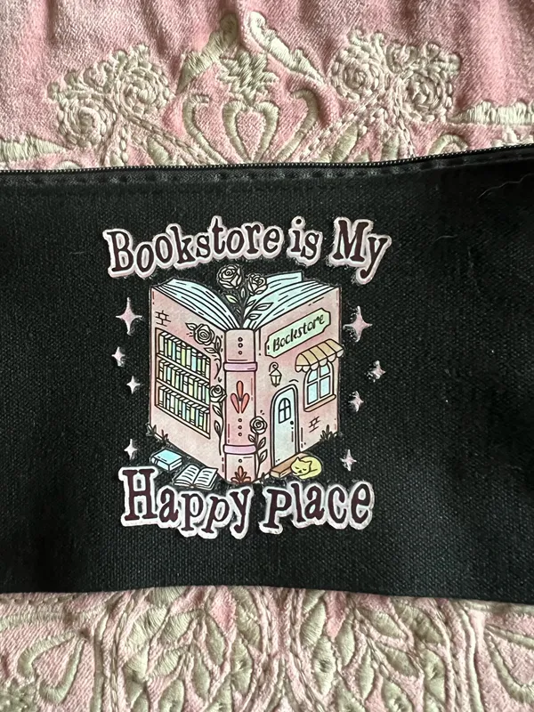 Makeup & Accessories Small Canvas Zipper Bag Size 5.1 by 8.3 inches NWT - Image 2