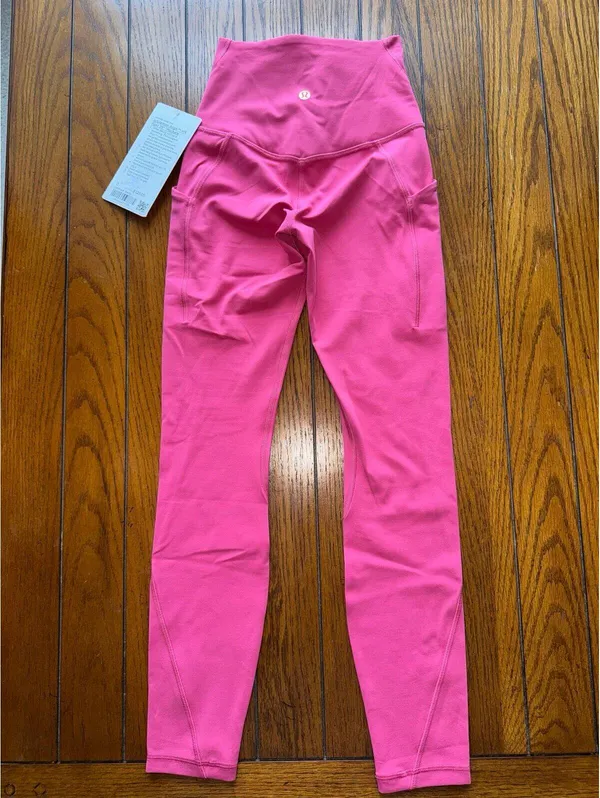 Lululemon Align With Pockets High Rise 25” Raspberry Coulis Size 0 NWT - Image 2