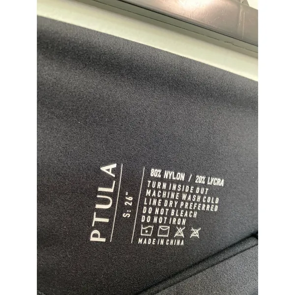 NWT P’Tula Black 26” Inseam Leggings Women’s Size Small - Image 3
