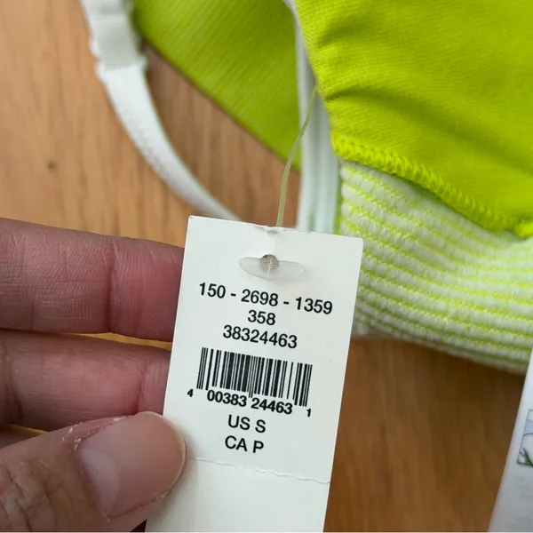 OFFLINE Aerie NWT Seamless Corset Sports Bra Lime Slush S Active Gym Yoga Pads - Image 6