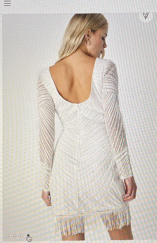 Lulus White Formal Dress - Image 4