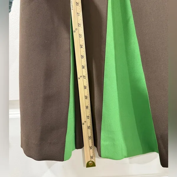 Tuckernuck Demitasse Griffiths Dress S Brown Green A-Line Mini NWT Mod - Image 12