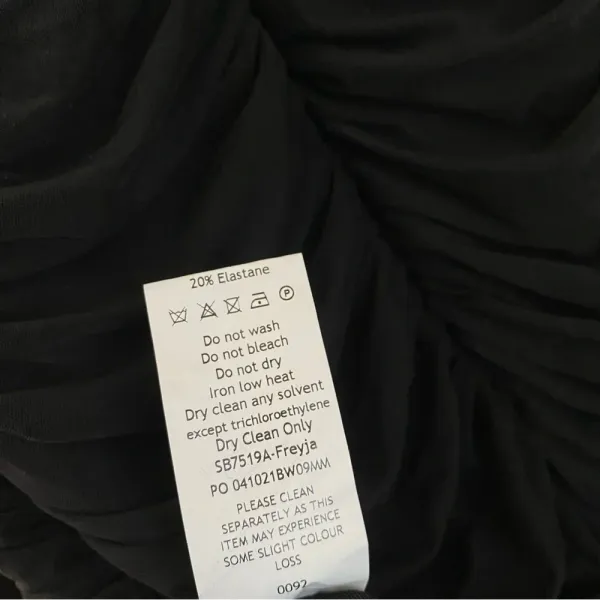 House of CB‎ Freyja black gathered corset dress size XS - Image 12