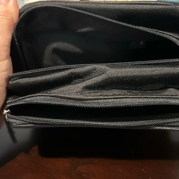Christian Dior Black Beauty Toiletry Women’s Bag Sz 6/6” - Image 3