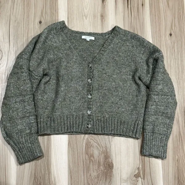 Z Supply Essex Cable Sweater Green Women’s XS - Image 2